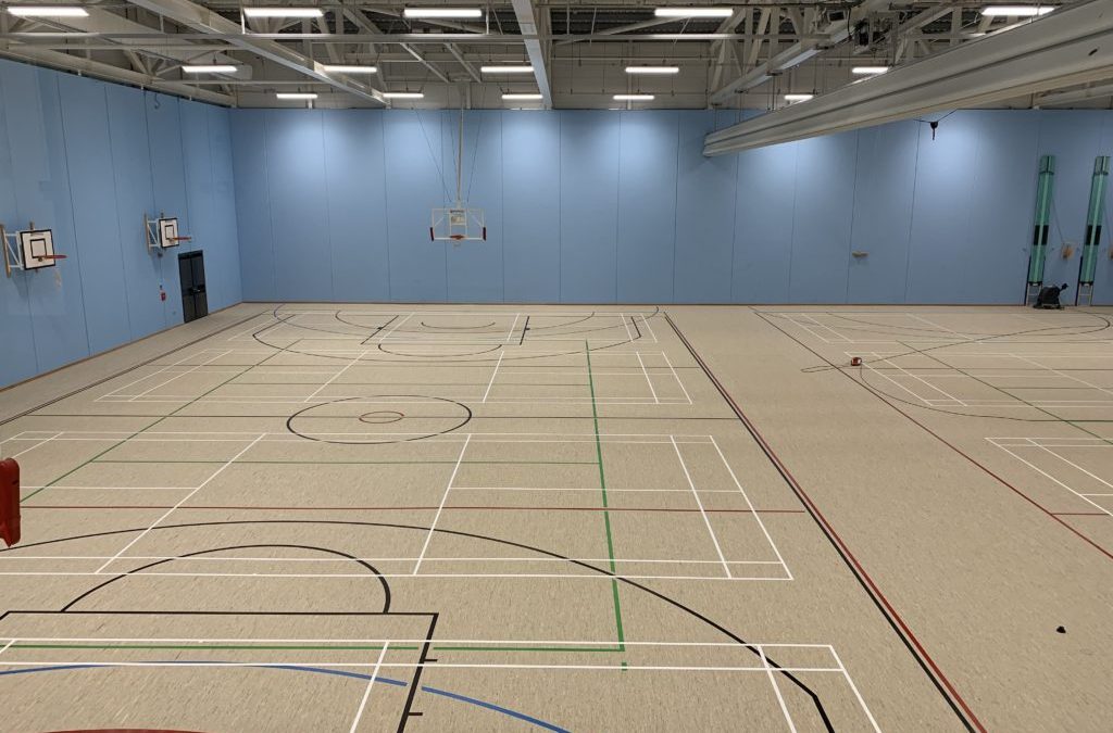 Flooded Sports Floor Replacement Carried Out In Record Time!